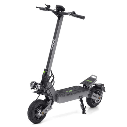 Trottinette Électrique Puissante VIPCOO VS9 – 65 km/h, Double Moteur 3600W, Batterie 60V26Ah, Tout-Terrain avec Suspension à Ressort