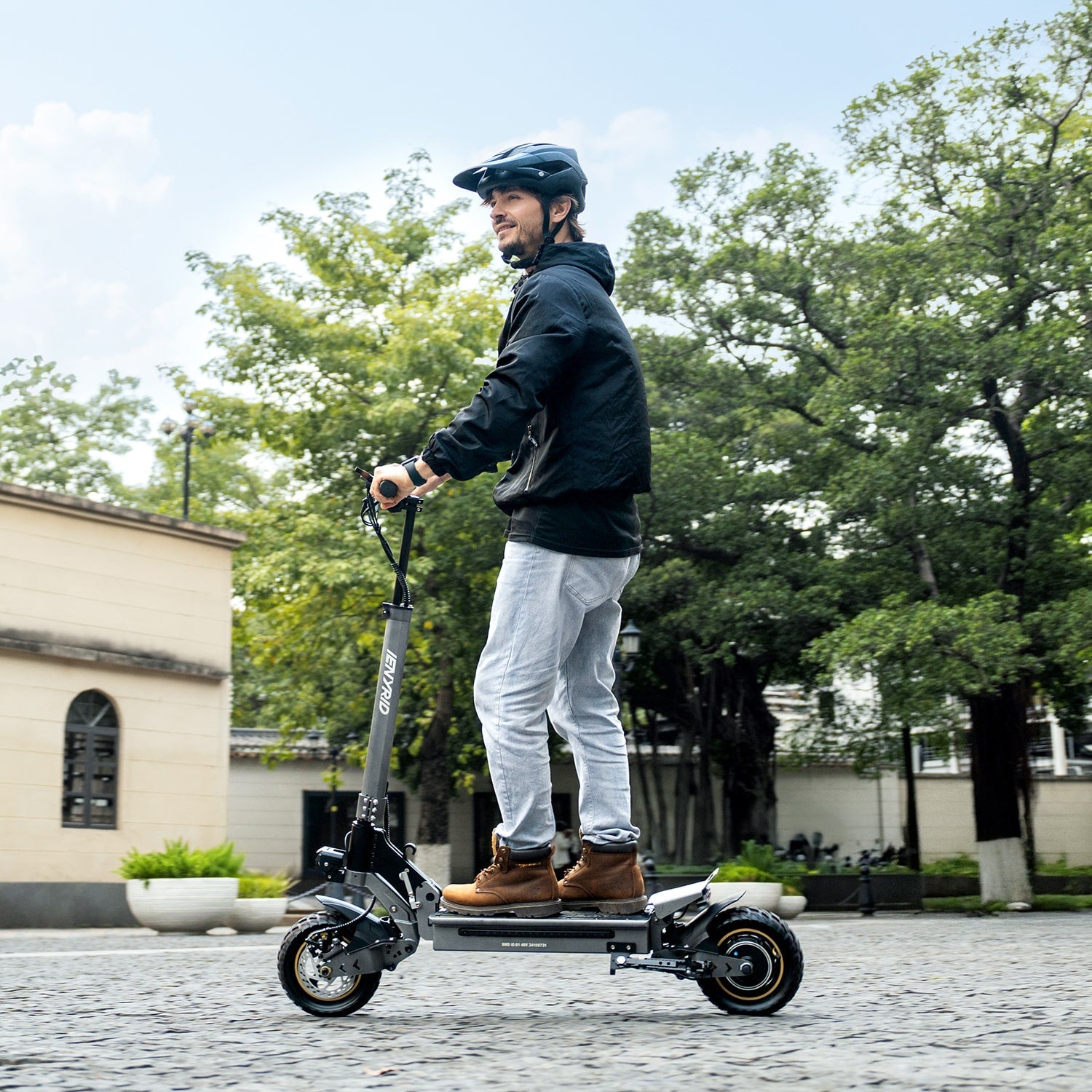 iENYRID S1 Off-Road Electric Scooter for Adults: 700W Motor, 48V 15AH Battery, 28 mph Speed, 19-25 Miles Range, 265 lbs Load