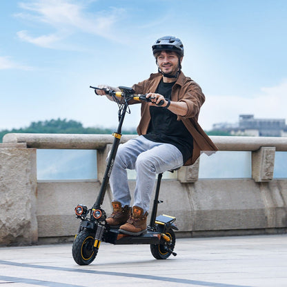 iENYRID ES6 2000W Dual Motor Electric Scooter, Off-Road Electric Scooter with Seat, Top Speed 34 MPH, Long Range 34 Miles, 48V 20.8Ah Battery