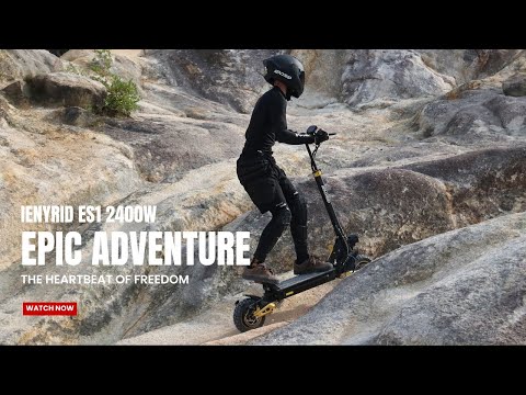 IENYRID ES1 Trottinette électrique pliable 10 pouces – 2*1200 W, Batterie 48V/20.8Ah, Autonomie 60 km, App de contrôle - Sport IENYRID ES1 Trottinette électrique pliable 10 pouces – 2*1200 W, Batterie 48V/20.8Ah, Autonomie 60 km, App de contrôle - Sport