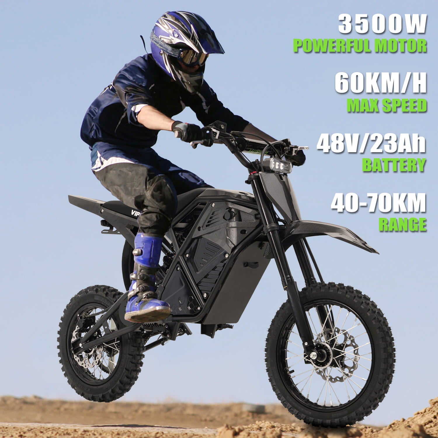VIPCOO H3 Dirt Bike électrique